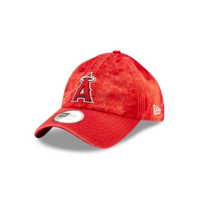 Los Angeles Angels Gorra | New Era MLB Hand Brush Wash Casual Classic Adjustable Cap Mexico - Negros